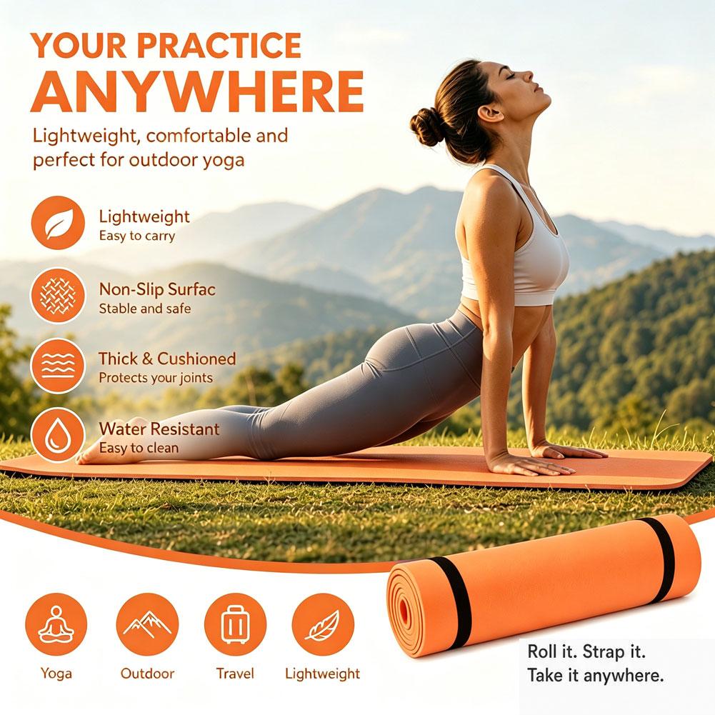 Non Slip EVA Yoga Mat Lightwei - огляд і ціна Outdoor Camping Rugs
