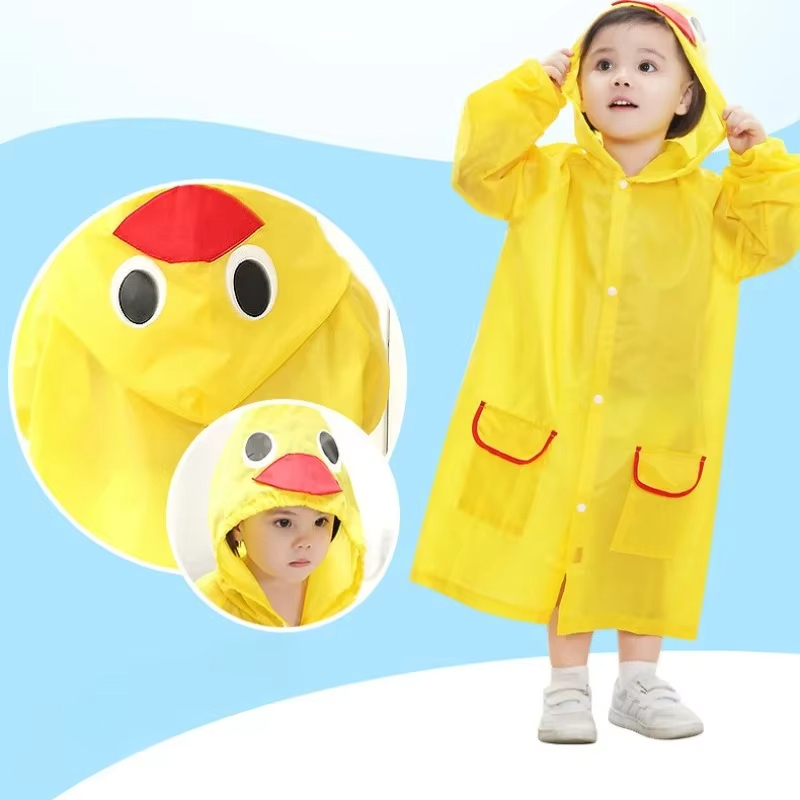 Kids Raincoat Cartoon Animal S - огляд і ціна Camping Rain Poncho