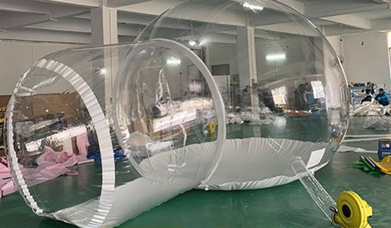 Inflatable bubble house waterp - огляд і ціна Outdoor Camping Exhibition